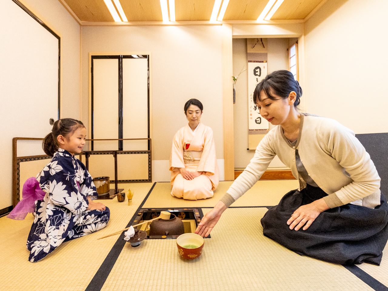 親子で体験できます。