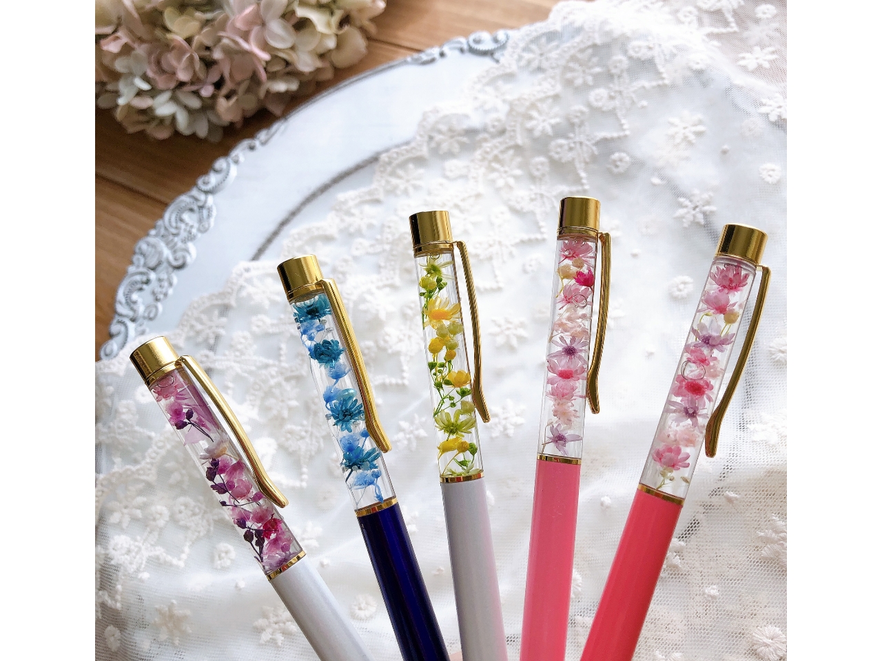 \*お花のボールペン作り*/ オリジナルボールペンを作りましょう♪