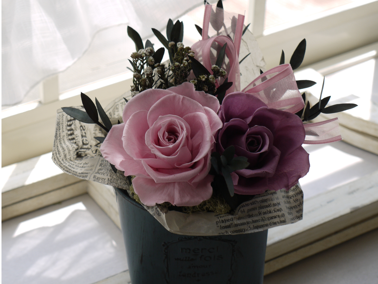 【枯れない魔法のお花】プリザーブドフラワー体験レッスン☆彡