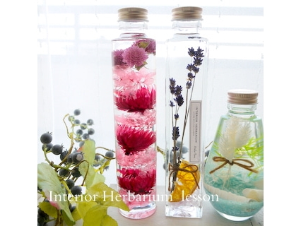 かわいいインテリアハーバリウムです♪