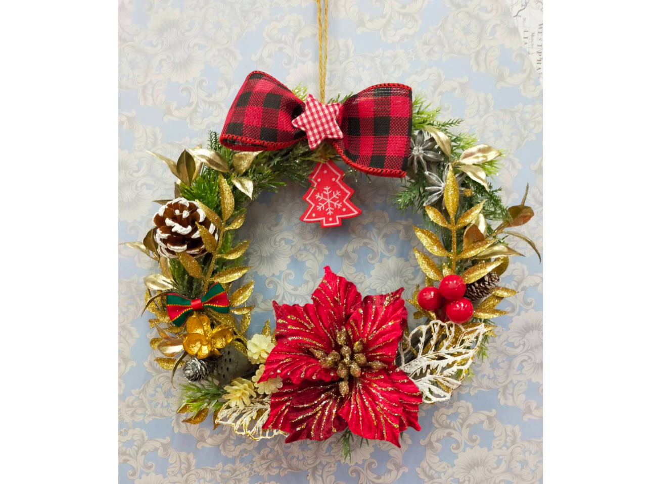 クリスマスリース作り