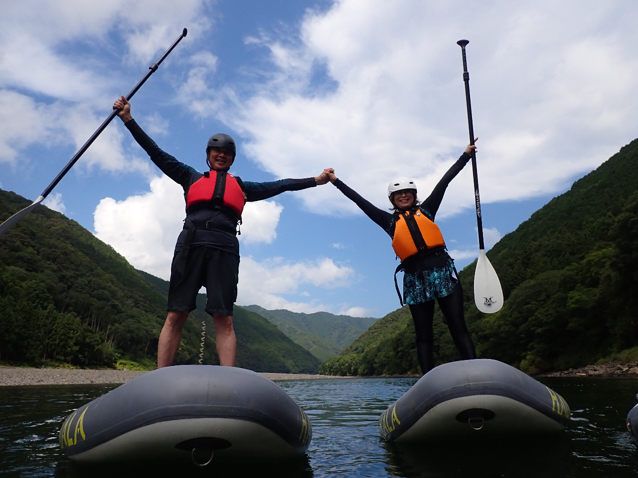 高知・四万十川｜日本最後の清流でサップ（SUP）体験！半日ダウン
