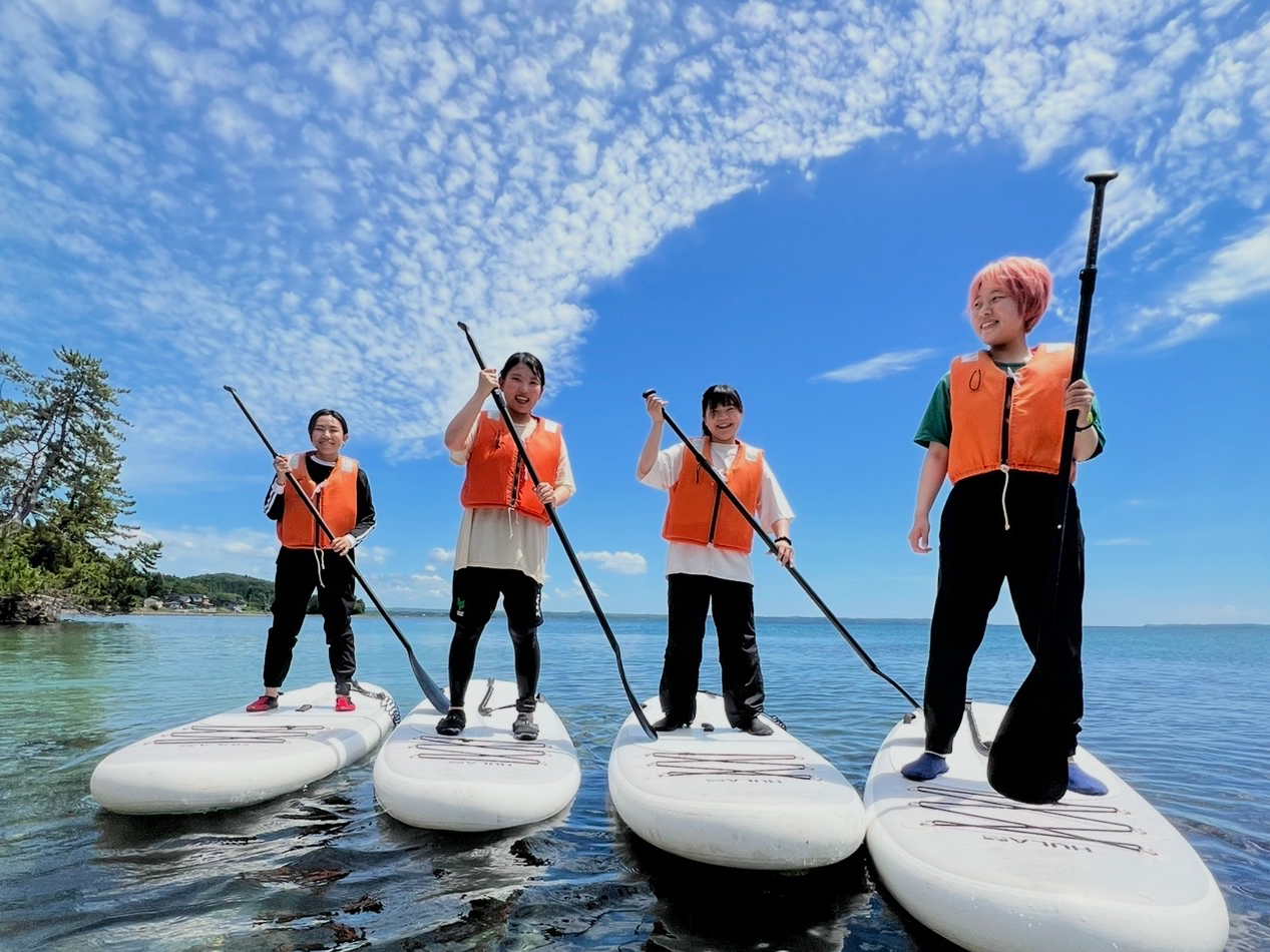 能登・穴水のSUP（サップ）スクール（JSPA公認）】透明度の高い鏡面