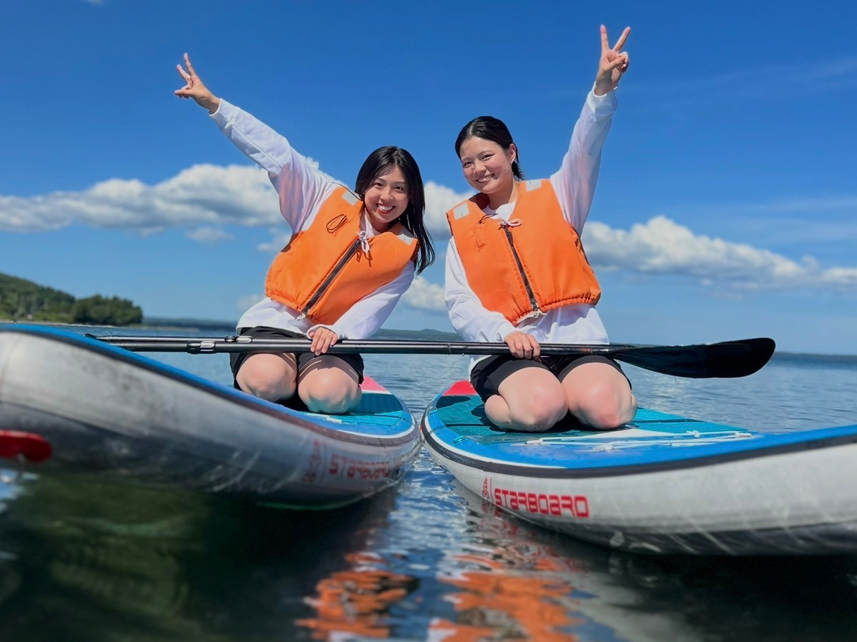 能登・穴水のSUP（サップ）スクール（JSPA公認）】透明度の高い鏡面