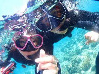 ボードスノーケリングで撮影データは、無料でお渡ししてます。