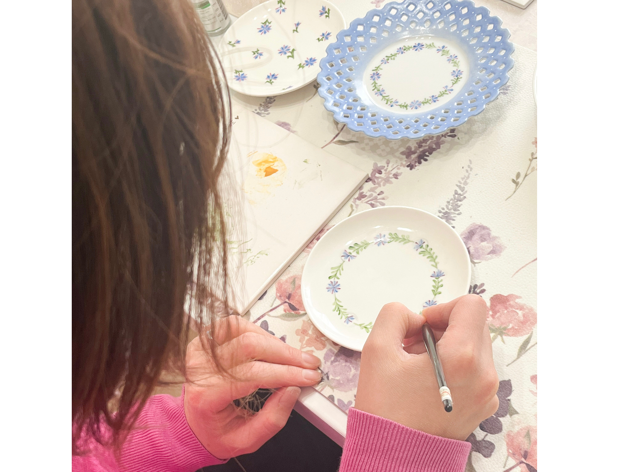 千葉・柏】初めての絵付け体験☆ヨーロピアンチャイナペインティング