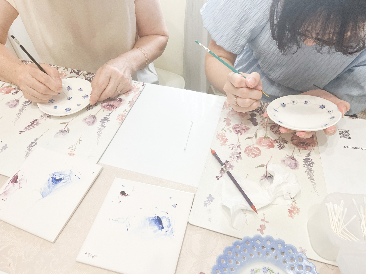 千葉・柏】初めての絵付け体験☆ヨーロピアンチャイナペイン