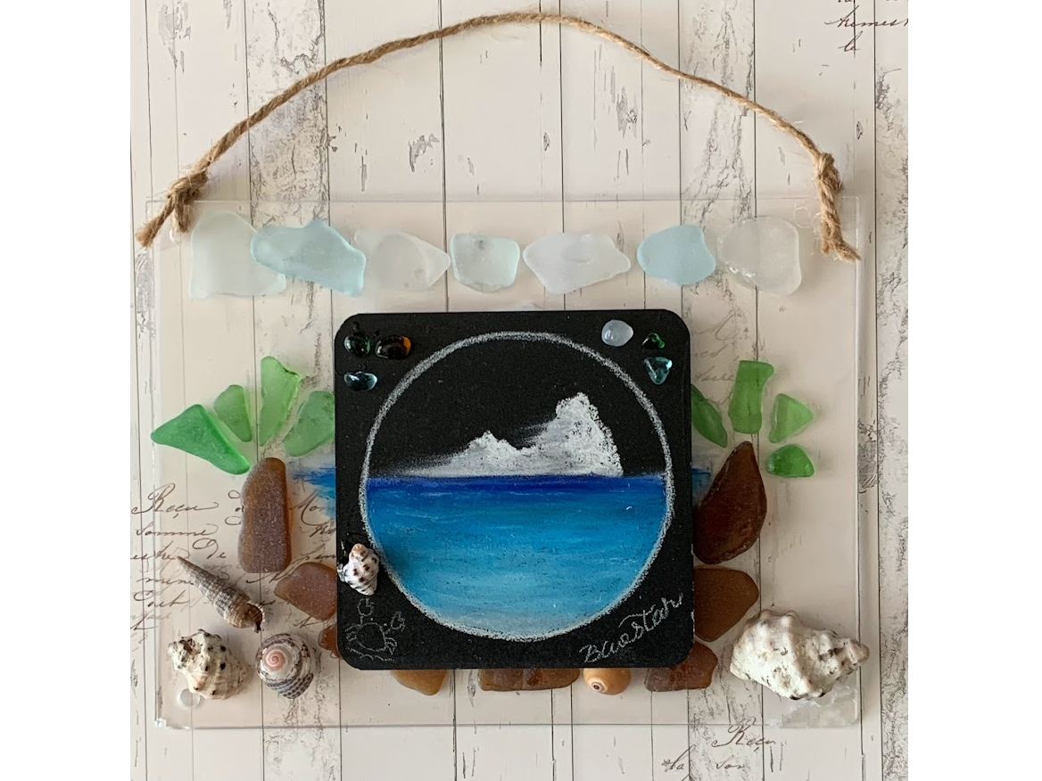 シーグラスアート