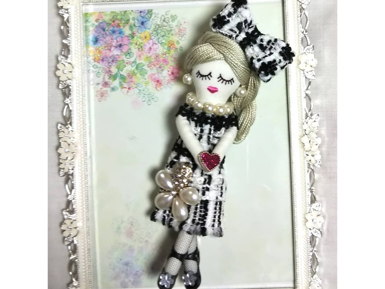 モノトーンワンピースルルべちゃん