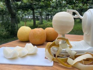 みずみずしく、ジューシーな自慢の梨をお楽しみください♪