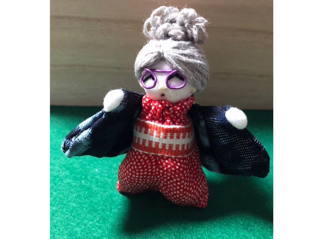 【参考作品】猫ままはおばあちゃんです。こんな感じです。 ※【参考作品】は体験出来ませんのでご了承ください。