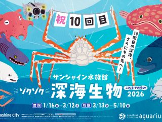 5月10日まで!ゾクゾク深海生物に会いに来てね!