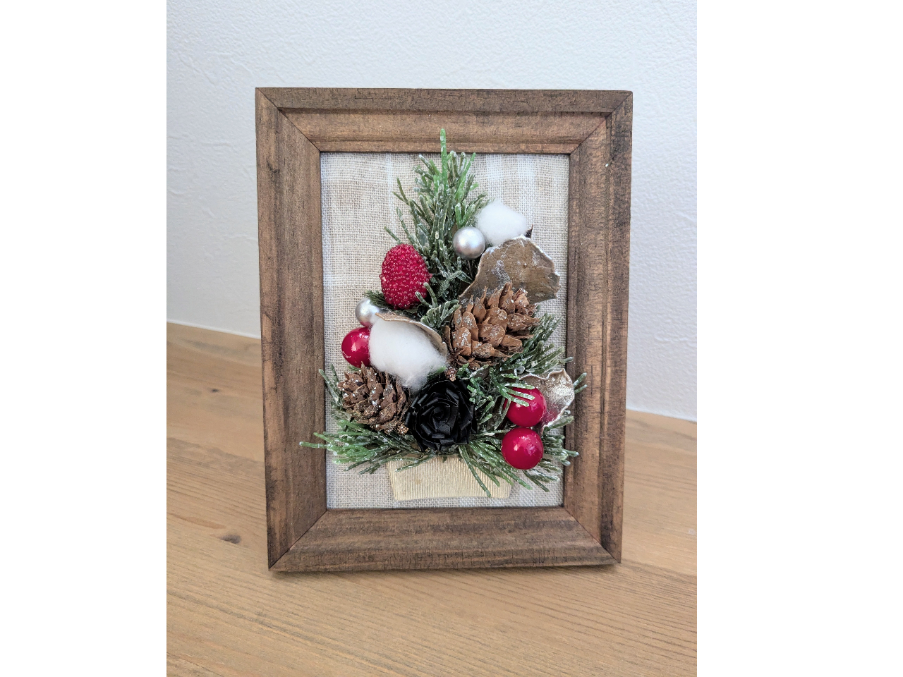 作品見本 L版サイズのフレームになります。仕入れ時期によって材料が変わることがあります。