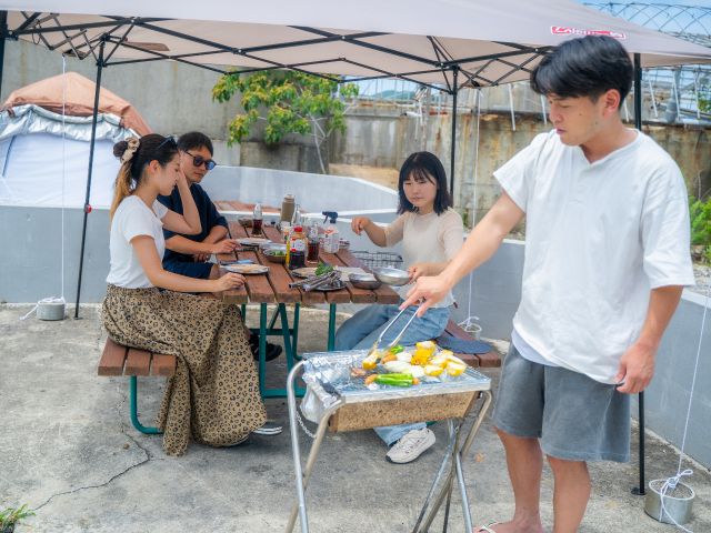 焚き火とBBQをお楽しみいただけます!