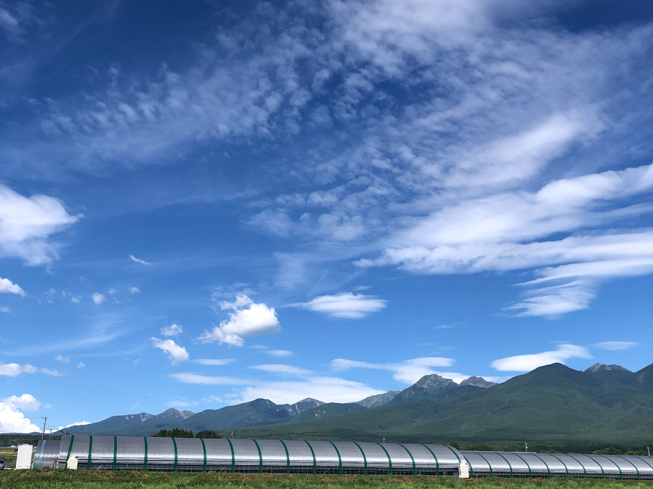 展望良し!晴れた日は周りの山々が 一望です。