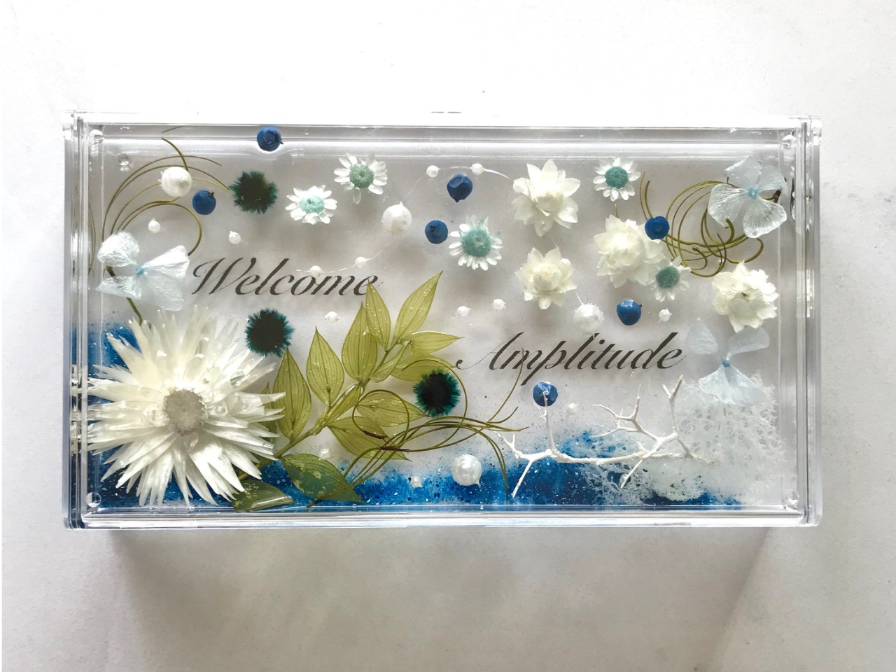 ハーバリウムネームプレート