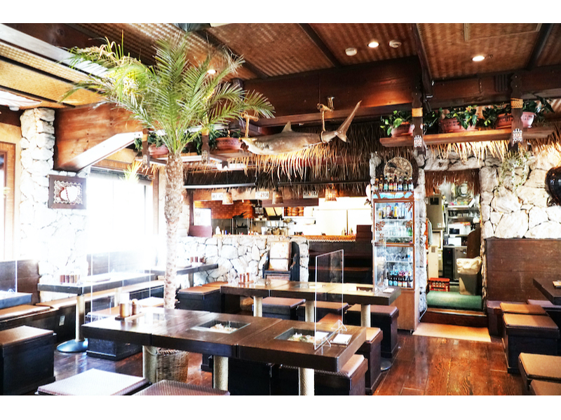 店内となります!クルーズプランの為に、考案した特別なカレーを召し上げれます。