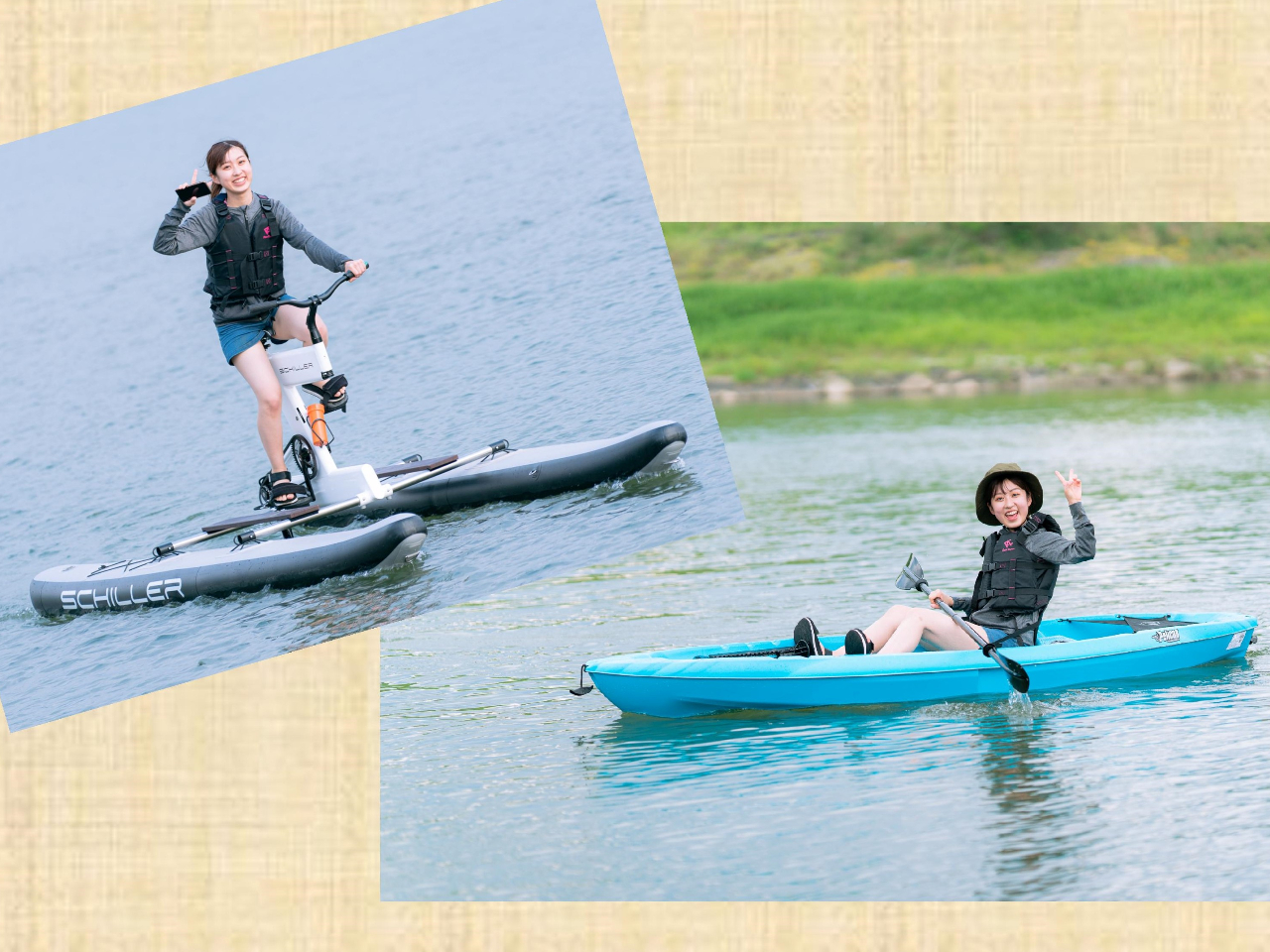 カヤックもそして最新アクティビティもどっちもやりたぁ~い!!初心者でも大丈夫です!