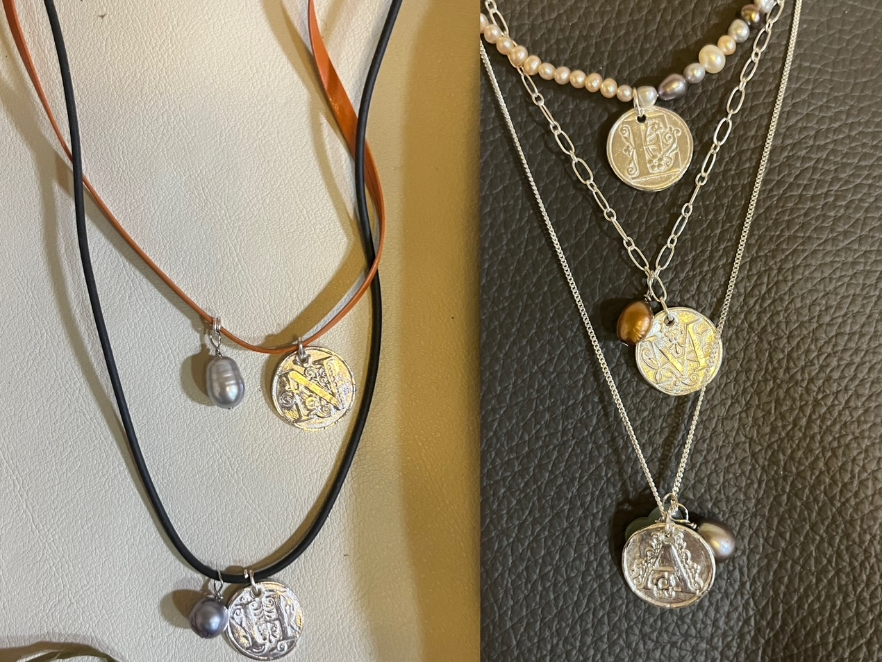 お洒落なレザーや、チェーンを沢山ご用意していますので、プレゼントにも