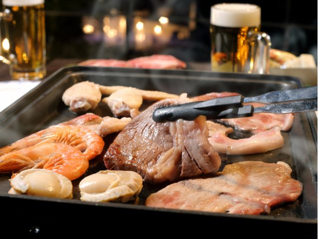 開放的な庭園で食べ放題・飲み放題をお楽しみください♪