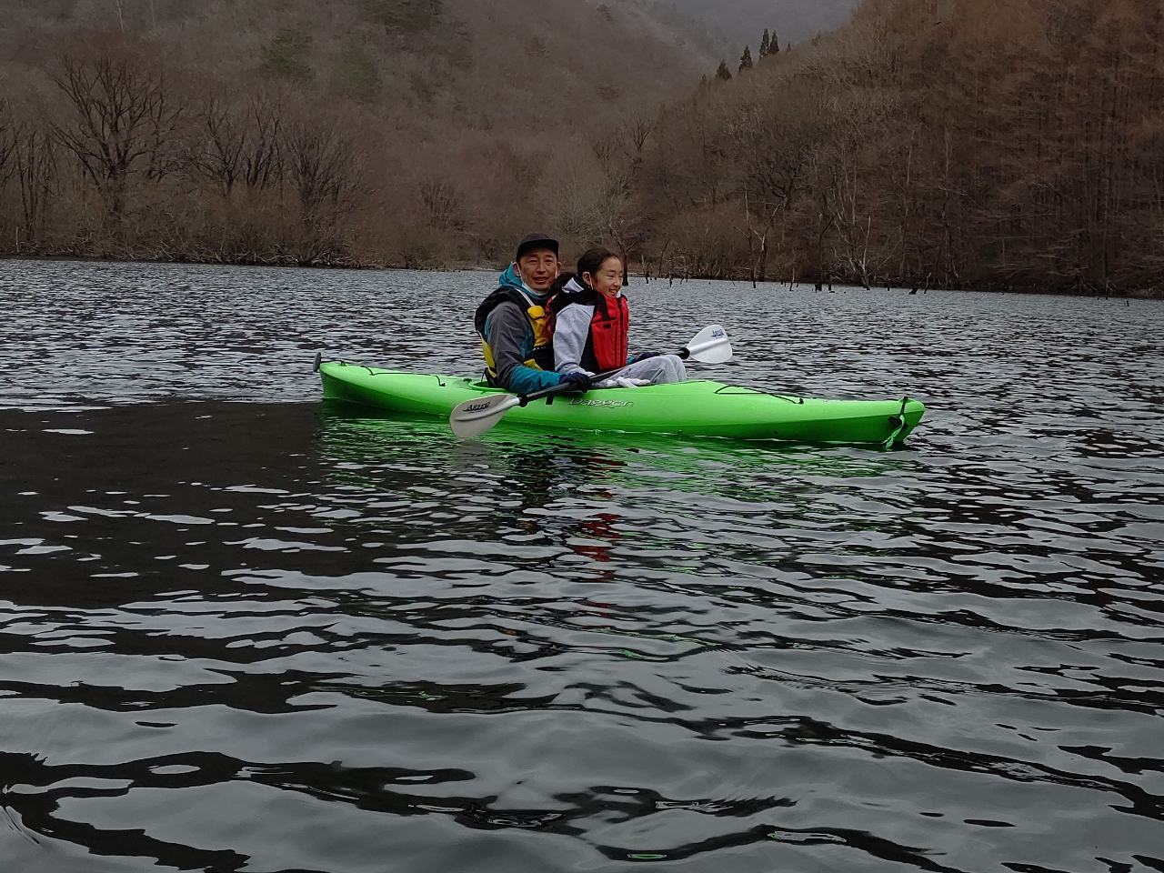 親子でカヤック体験♪