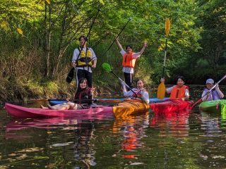 緑のカーテンの中、いつも貸切プライベートな空間です♪