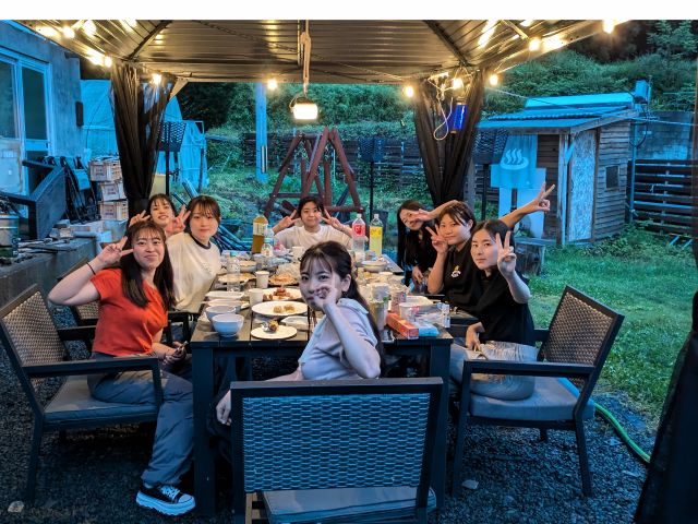 BBQとサウナお楽しみください!