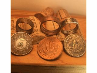 様々なコインをリングに仕上げることができます♪