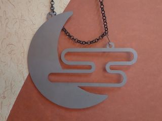 『月 ムーン』 ・月と和風の雲をイメージし組み合わせてみました〜