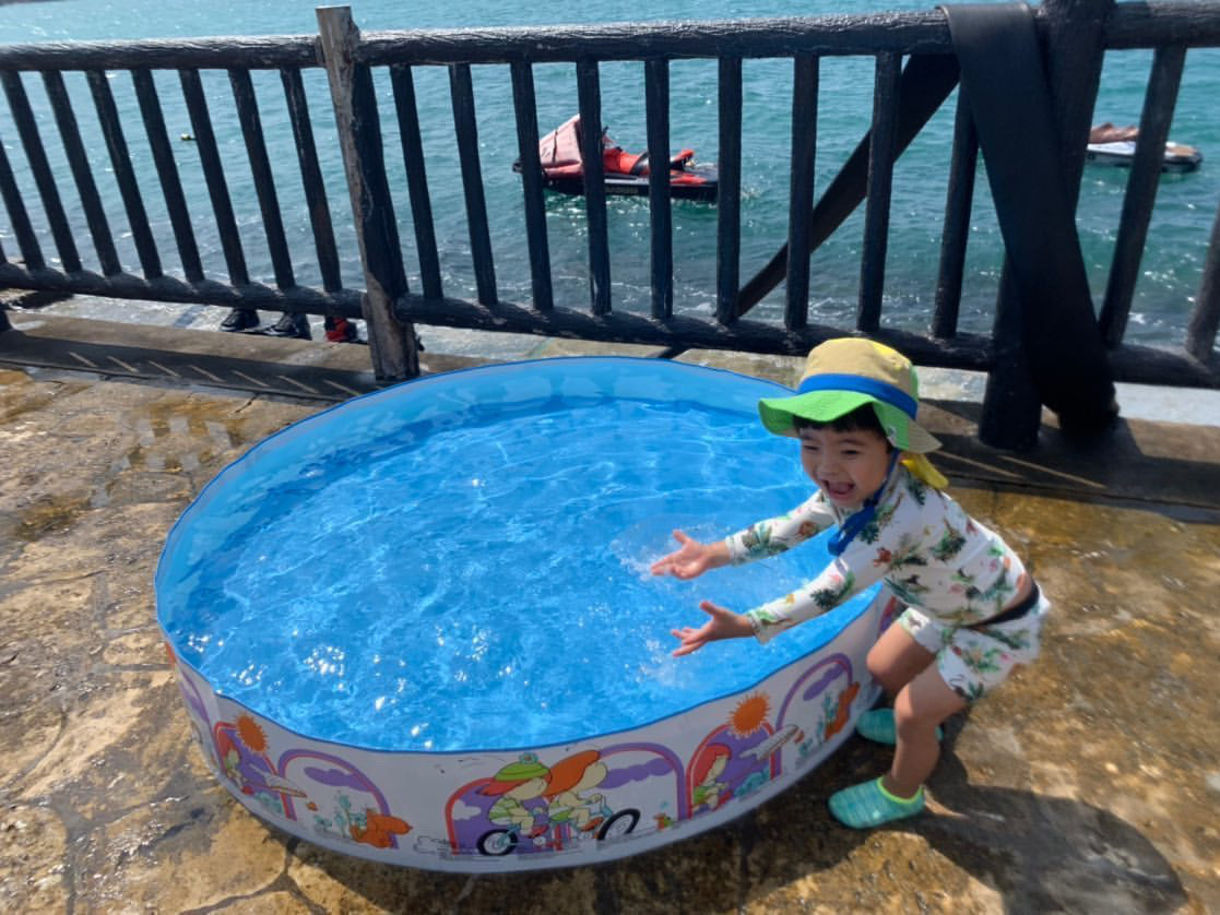 お子様用プール★ 大人だけでなく子供だって楽しみたい♪小さなお子様と一緒に海を楽しもう!!