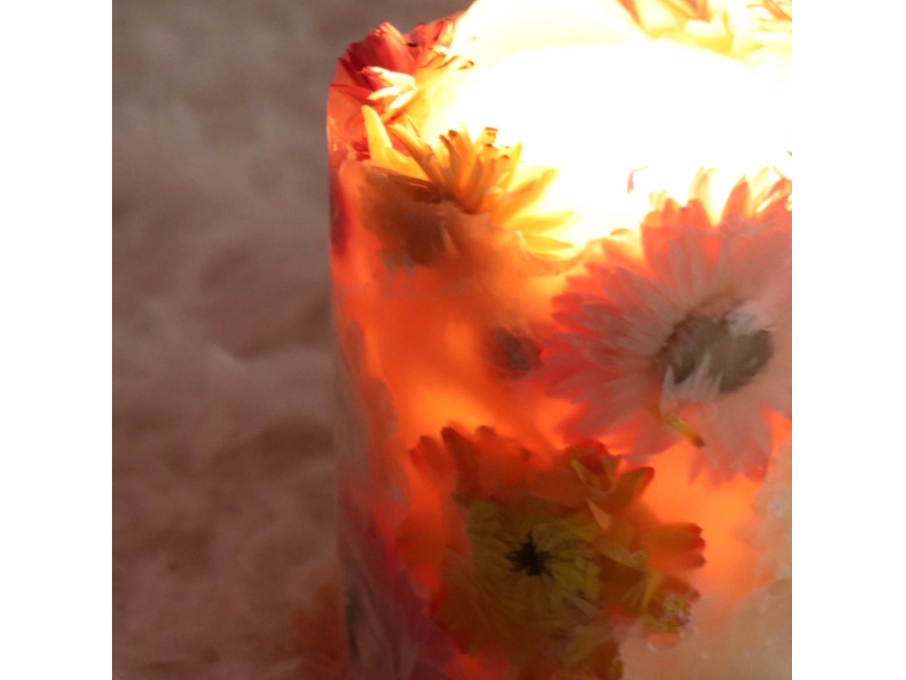 火を灯すと、こんなに美しいんです!