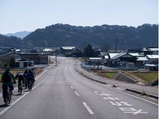 晴天でのサイクリングは気持ちいいです♪