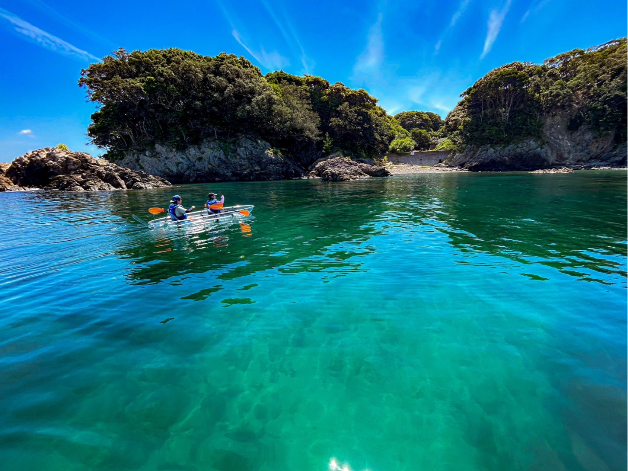 伊勢志摩×カヤック】◇天然水族館を巡る～クリアカヤック体験