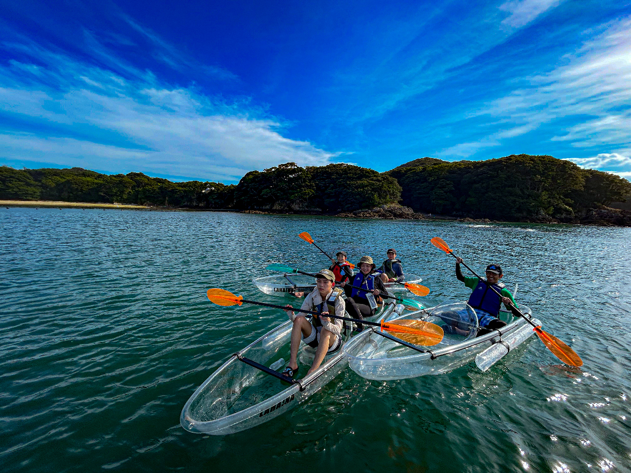 伊勢志摩×カヤック】◇天然水族館を巡る～クリアカヤック体験