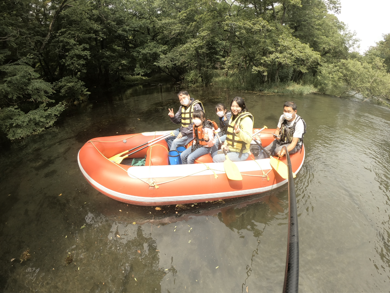 「ファミリー向け」釧路川源流ファミリーボート川下り ティータイム休憩付き