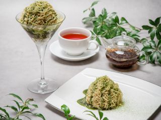 抹茶モンブランはパフェ仕立てとスタンダートの2種類から当日お選びいただけます☆