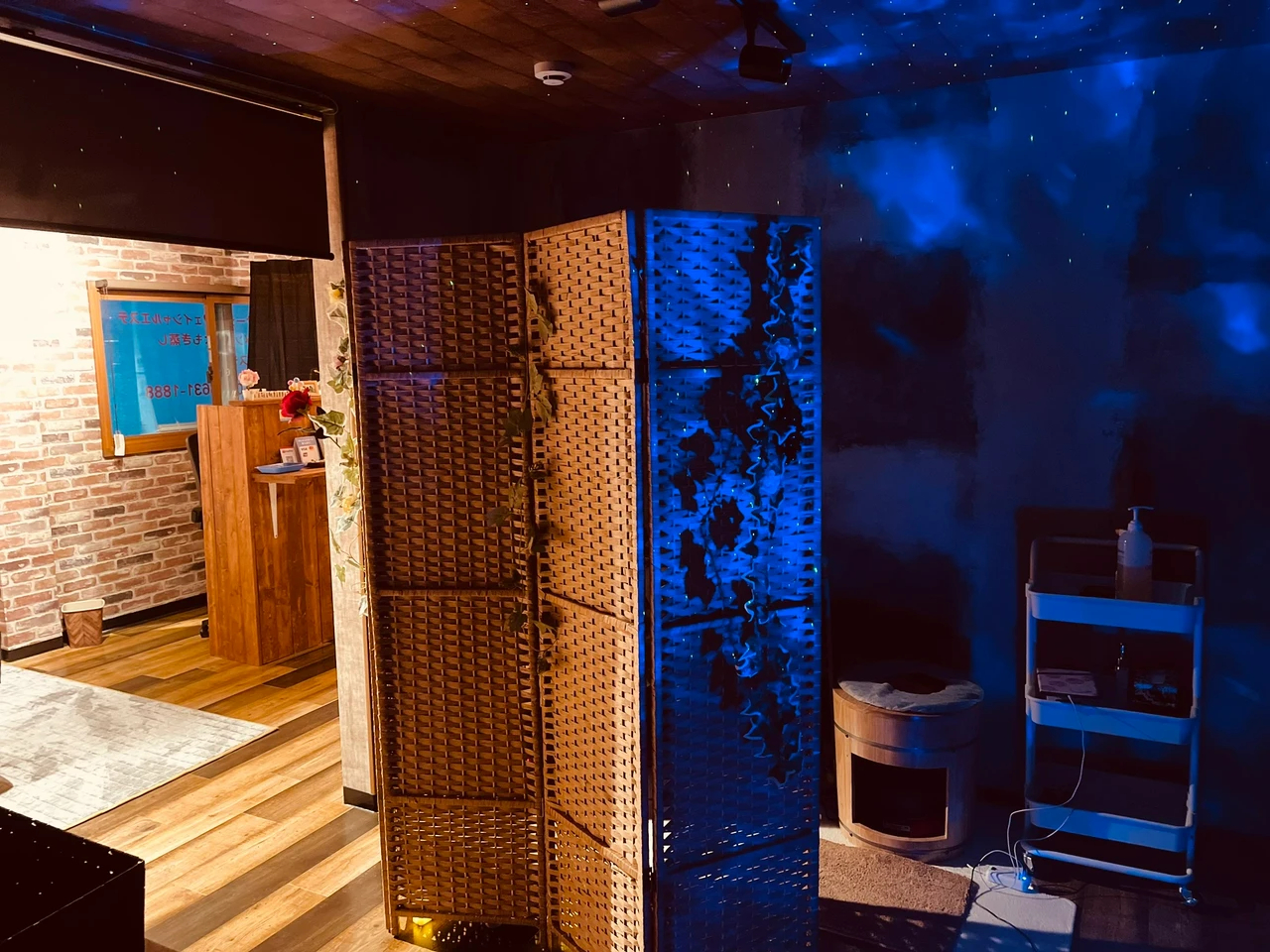 よもぎ蒸しイルミネーション