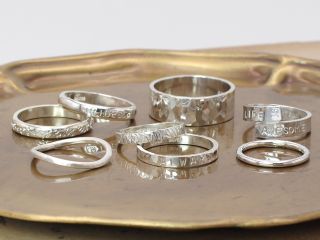 【シルバーリング作り体験】リングの種類:9種類/価格:1本2,900円〜/SILVER950製