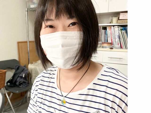 サクサクっと素敵に作られました♪黒ひものネックレスも選べます。ご参加ありがとうございました。