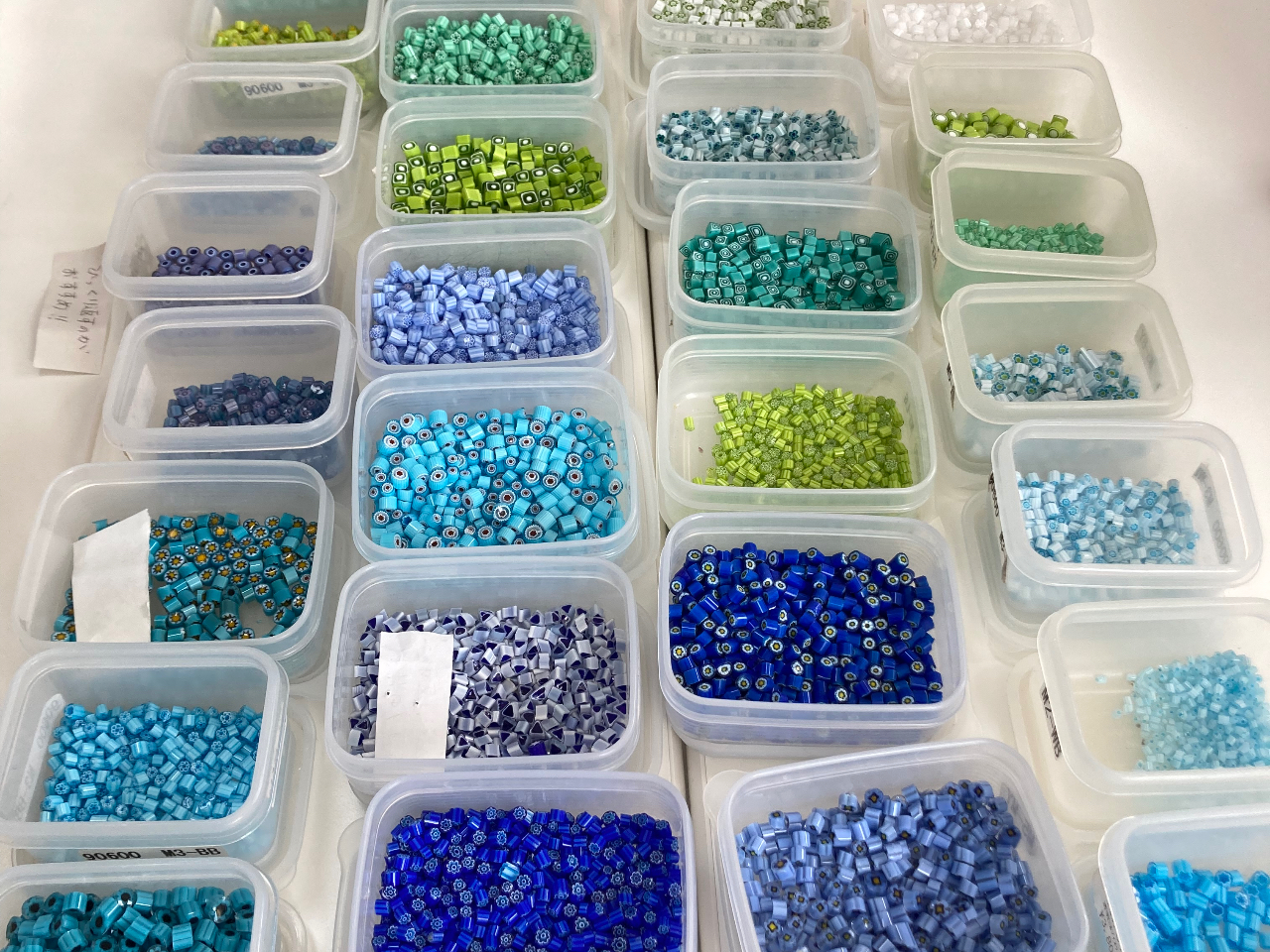 ミルフィオリ, たくさん揃えてお待ちしています♪好きな色を選んでくださいね。