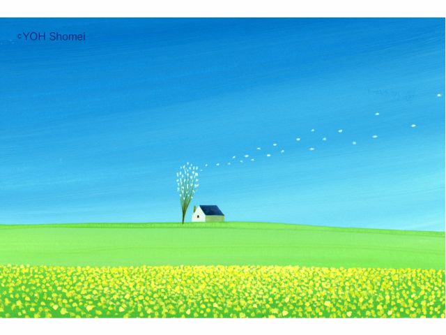 やなせたかし氏に「空気を描く」と言われたその画風は多くの人の支持を集め、今なお、見る人の心に風を届け、優しい気持ちにしてくれます。