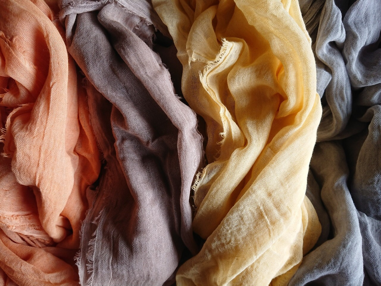 色鮮やかなストール