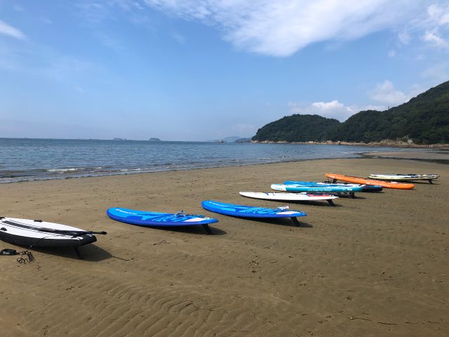 干潮にはこんなに干潟が