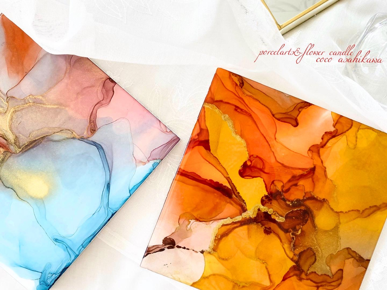 今話題のアルコールインクアートを体験しよう♪☆ご家族・カップル・お子様連れ大歓迎...