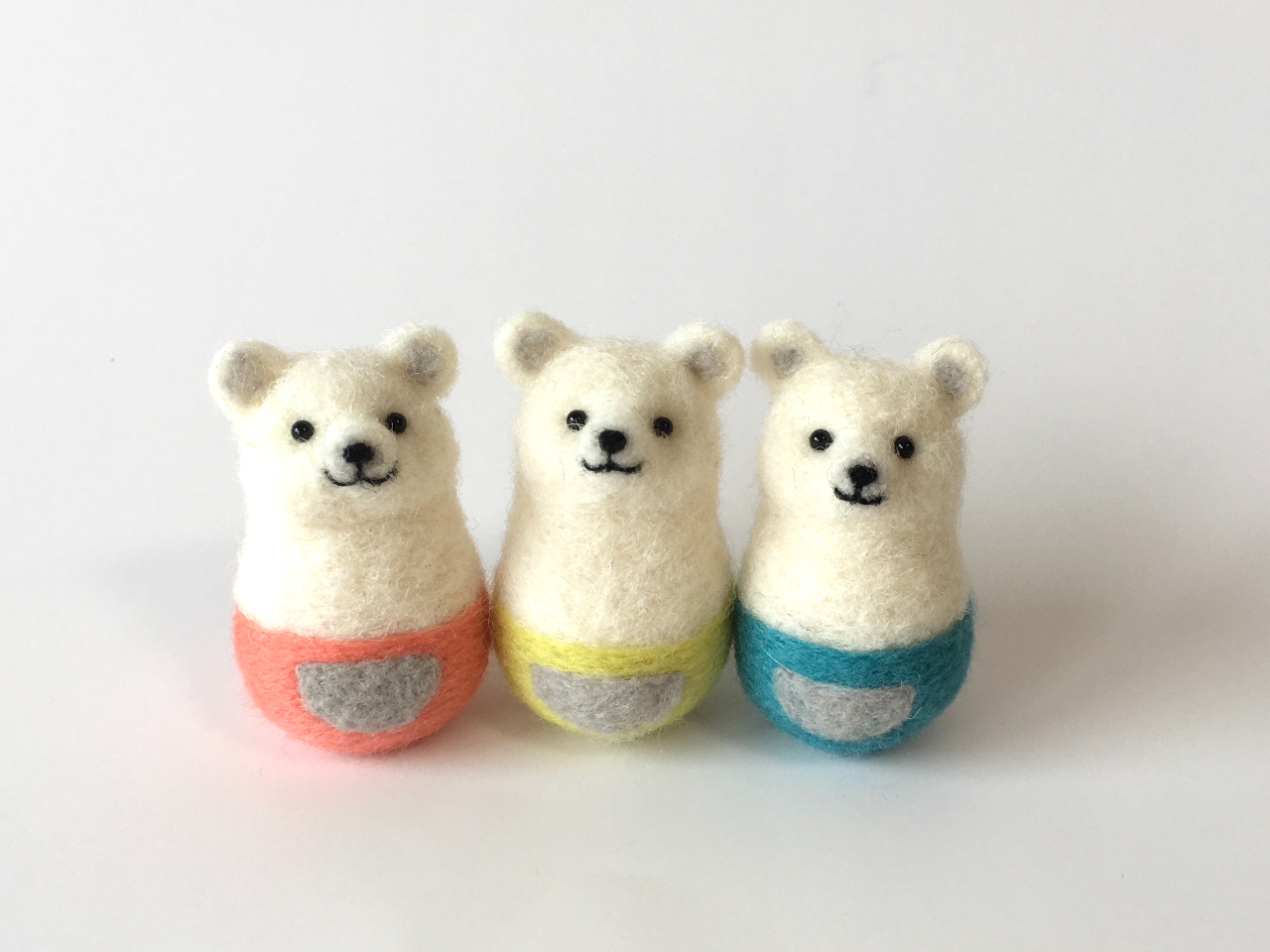オンライン体験 羊毛フェルトで作る くまトリョーシカ 北欧カラーでくま マトリョーシカを作成します 全国どこからでも体験していただけます 羊毛フェルト教室 Pako じゃらん遊び体験