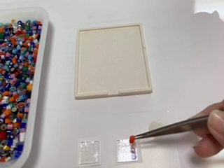 ミルフィオリアクセサリー制作中1