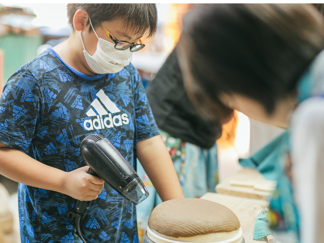 石膏型でお皿つくり