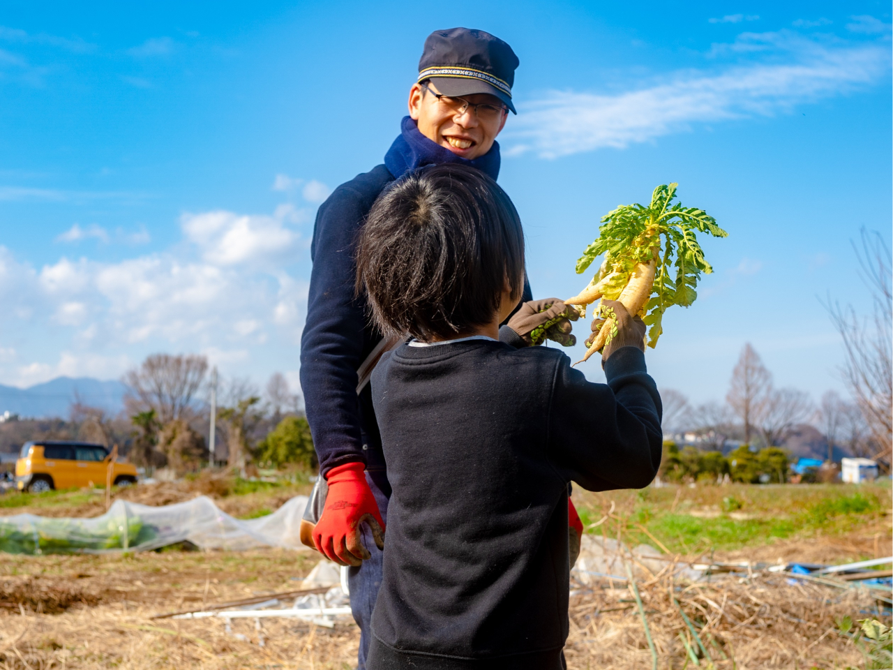 収穫のよろこびを♪