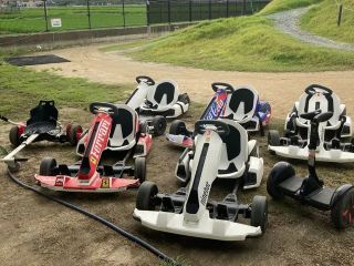 GOカートは速度調整もできます。補助ペダルもあるので小さい子でもチャレンジしてみよう!