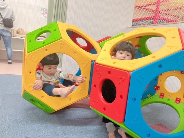 ちっちゃいお子様専用の遊具が充実した「0〜2歳コーナー♪」
